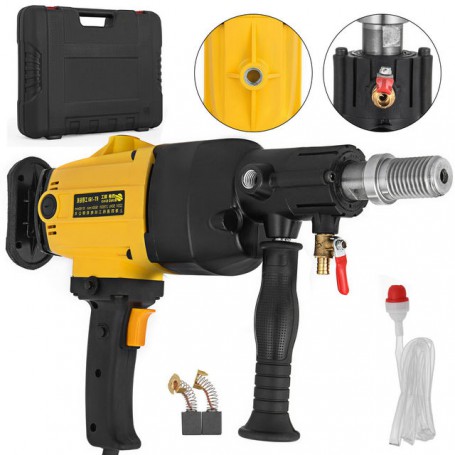 1880W 2180W Handheld Diamond Core Drill Rig Concrete 110mm 130mm 160mm 180mm Wet/Dry Electric Stepless Speed Drilling Tool