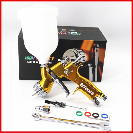 High Quality Spray Gun Ntools GTI Pro Painting Gun TE20/T110 1.3/1.8mm Nozzle Paint Gun Water Based Air Spray Gun Airbrush