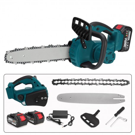 5000W 10 Inch Brushless Electric Saw Chainsaw With 0/1/2PC Li-ion Battery Woodworking Tool for Makita 18V Batter
