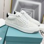 Casual breathable white shoes lace up non-slip couple shoes running shoes