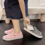 Round Toe Shoes Modis Female Footwear Slip-on Casual Sneaker Espadrilles Platform Shallow Mouth New Cute Dress Slip O