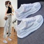 Women's Breathable Student Sneakers Thick Bottom Fashion Vulcanized Shoes