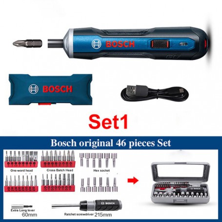 Cordless Screwdriver Rechargeable Drill Impact Driver Bosch Go Electric Screwdriver Multi-Function Home Power Tools
