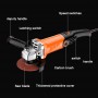2000W adjustable speed electric angle 220v grinder metal cutting handheld polishing machine