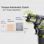 WORX WU130X Brushless Drill 40Nm12V Cordless Screwdriver 1800RPM Battery Capacity Indicator 2.0A Battery WU130 Upgrade Version