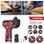 12v/3 Inch Lithium Battery Angle Electric Grinder Mini Small Household Cutting Disc Hand Tools Sander Mini Rotary Tool 12000RPM