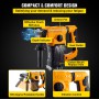 VEVOR 1500W Rotary Hammer Drill Max Drilling 32mm SDS Plus Demolition Jackhammer Breaker 3in1 Electric Wood Concrete Perforator