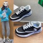 Sneakers Spring Girl Fashion Korean Style Casual Sport Walking Shoes PU Leather Trainers