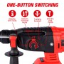 ONEVAN 2000W 10600IPM Brushless Cordless Rotary Hammer Drill 588VF Rechargeable Electric Hammer Impact Drill For Makita Battery