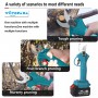 18V 4 Gear Cordless Pruner Shear Efficient Fruit Tree Bonsai Pruning Electric Tree Branches Cutter Compatible Makita 18V Battery