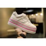 sports shoes women new vintage Genuine Leather platform shoes Flat  luxury lace up Thick Heels casual H comfort vulcanize shoes