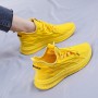 Sneakers Women Shoes Korean Mesh Yellow Ladies Shoes Woman Lace Up Red Black Casual Shoes Breathable