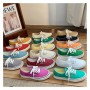 Low Black Canvas Shoes White Women's Slip-On Casual Fashion Flats Green Sneakers Red Purple Female Flat Shoes Ladies Tennis