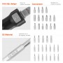 ValueMax Professional Multi-function Screwdriver Set  For Iphone Magnetic Bits Mini hand Tools Case Precision Screwdriver Set Re