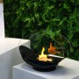 10 inch Portable Oval Glass Bioethanol Fireplace Tabletop Fire Bowl Ethanol Fire Pit Bio Fireplace Indoor Outdoor Garden Tools