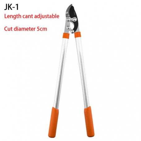 Telescopic Long Length Scissor Hedge Anvil Shear Anti-Slip Grip Garden Pruning Hand Tool Ratchet Cut Tree Branch