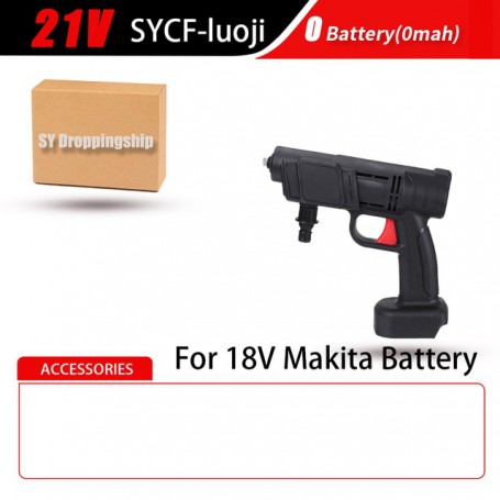 Wireless Brushless High Pressure Car Washer Gun Foam Generator Water Gun Spray For Makita Battery