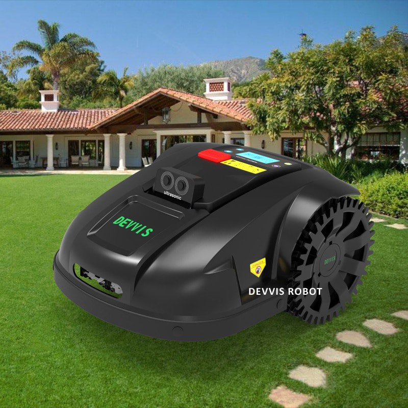 2022 New Coming DEVVIS Smart Robot Lawn Mower E1800U Updated With
