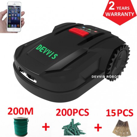 2022 Updated 7th Generation DEVVIS Robot Lawn Mower H750T For Small Lawn Updated With 4.4Ah Lithium Battery,CE&ROHS