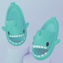 2022 Summer Man Women Cartoon Shark Slippers Couple Thick Bottom Home Bathing Home Slipper Indoor Household Slides Flip Flops