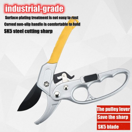 Universal Garden Pruning Shears Cutter High Carbon Steel Gardening Plant Scissor Branch Pruner Trimmer Tools New