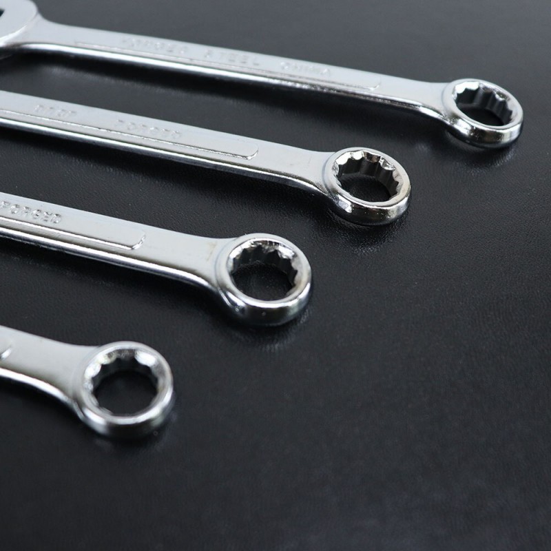Key Ratchet Wrench Set 72 Tooth Gear Ring Torque Socket Trunk Spring Metric Combination Ratchet