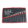 14PCS Key Ratchet Wrench Set 72 Tooth Gear Ring Torque Socket Wrench Set Metric Combination Ratchet Spanners Set Car Repair Tool