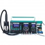 YIHUA 813 3in1 Intelligent hot air desoldering table Mobile phone maintenance power supply Soldering iron Disassembly welding