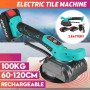 48V Tile Vibrator Tiling Machine for 120x120cm Tiles Floor Laying Machine with 2 Battery Automatic Leveling Plastering Tool