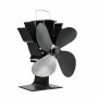 Thermal Power Fireplace Fan Heat Powered Wood Stove Fan for Wood/Log Burner /Fireplace Eco Friendly Four-leaf Fans