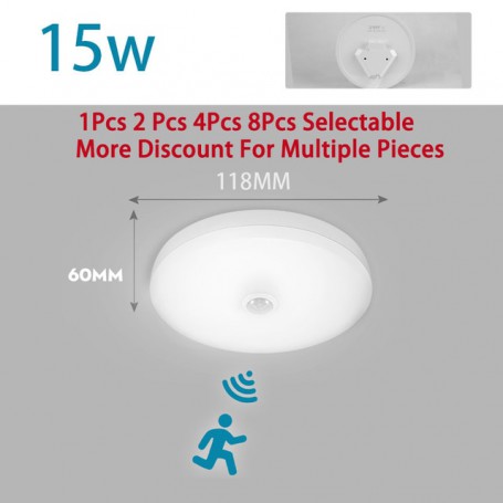 Smart Ceiling Lamps Led Home Indoor Aisle Motion Sensor Light LED Human Body Induction Lighting LivingRoom Luminaire Lamp Bulb