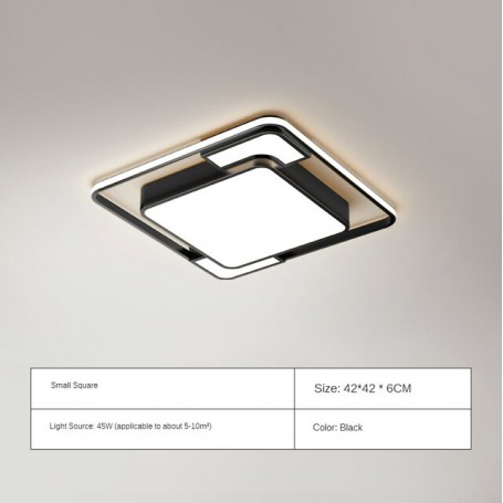 Modern Ceiling Light Fixtures for Living Room LED Lights Bedroom Dining Room Black Chandelier Ceiling Lamp Fixtures Home Lamp