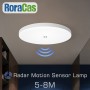 LED Ceiling Lamp Radar Motion Sensor Light 220V Smart Home Lighting 24W 36W 30cm Ceiling Lights for Hallways Corridor Carpor