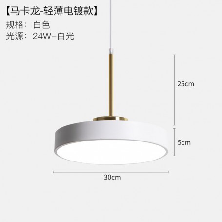 Nordic Indoor Led Dining Room Pendant Light Modern Round Suspension Hanging Lamps Fixtures Luminaire Kitchen Cafe Home Decorate