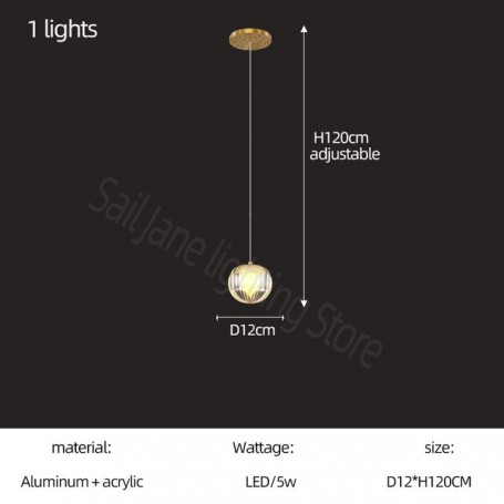 Modern Ball Staircase Chandelier Villa Luxury Chandelier Nordic Living Room Attic Lamp Acrylic Restaurant Kitchen Chandelier