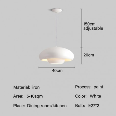 Modern White LED Pendant Lights Ligthing Lustre For Dining Room kitchen Decor Chandelier Indoor Bar Cafe Hanging Lights Fixtures