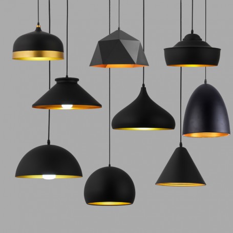 Nordic Pendant Light Minimalist Modern Hanging Lamps E27 Black Lampshade For Restaurant Kitchen Lighting 110V 220v