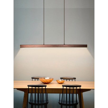 Dining room pendent lamp dine room light luxury long linear office bar table Nordic lamps Chandeliers for dining room