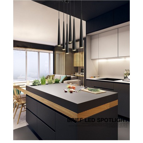 Modern Conacal LED COB Pendant Light Aluminum&Metal Home 7W 12W Hang Lamp Dining/Living Room Bar Cafe Droplight Fixture Dimmable