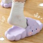 Women Thick Platform Cloud Design Slippers Summer Outdoor EVA Soft Platform Rebound Sole Beach Home Shoes Indoor Anti-slip Shoe
