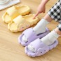 Women Thick Platform Cloud Design Slippers Summer Outdoor EVA Soft Platform Rebound Sole Beach Home Shoes Indoor Anti-slip Shoe