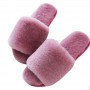 New high quality sheepskin house slippers with non-slip sole winter ladies indoor wool slippers fur ladies house shoes