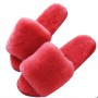 New high quality sheepskin house slippers with non-slip sole winter ladies indoor wool slippers fur ladies house shoes