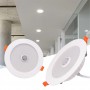 Led Downlight 220V Ceiling Light 3W 5W 9W 20W PIR Motion Sensor Recessed Down light Round Led Panel Light Spotlight Indoor Light