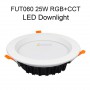 MiBoxer 6W 9W 12W 15W 18W RGB+CCT LED Downlight Dimmable FUT062 FUT063 FUT064 FUT065 FUT066 FUT068 FUT069