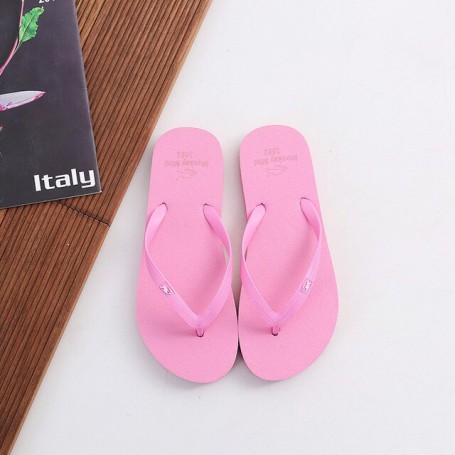 Summer Flip Flops For Women Cute Candy Color Indoor Flat Shoes Men Beach Slippers Non-slip Soft Sole Couple Sandals 2022 Simple