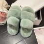 Winter Women's Slipper Soft Plush Cozy House Shoes Home Warm Plush Slippers Fluffy Fur Slides Ladies Flip Flops Indoor Slippers