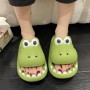Lucyever Cute Platform Dinosaur Slippers Women 2022 Summer Thick Bottom EVA Womens Slides Sandal Non Slip Soft Slippers Woman