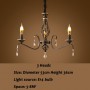 America Chandeliers Lamp Lustres Modern Living Dining Room Hotel Indoor Led Lights Decoration Wrought Iron Chandeliers Lighting