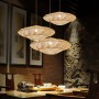 Handmade rattan Lamp Retro chandelier attic living room dining room home decoration coffee shop dining room chandelier E27